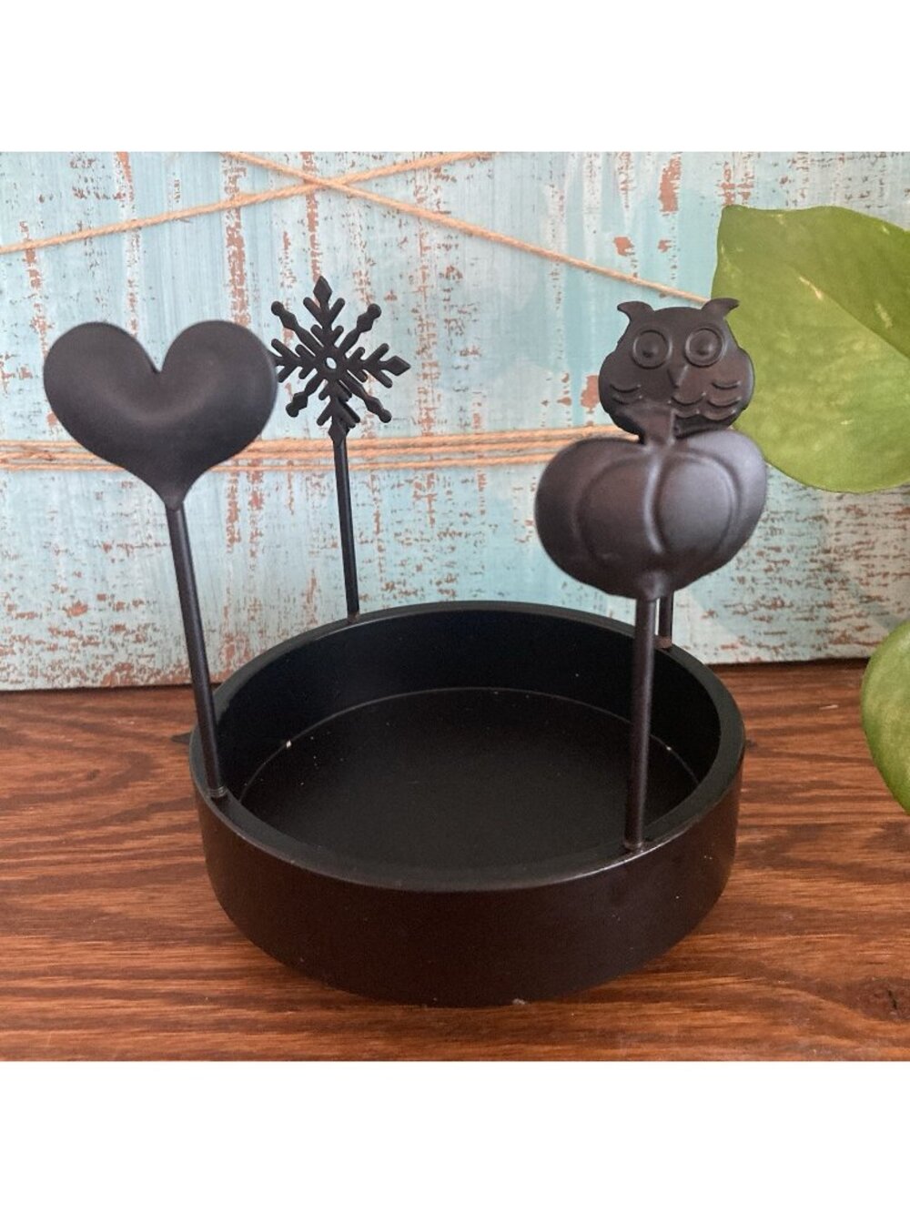Gold Canyon Candle Holder Seasonal Changeable Spikes Wick Pick Multi Holiday